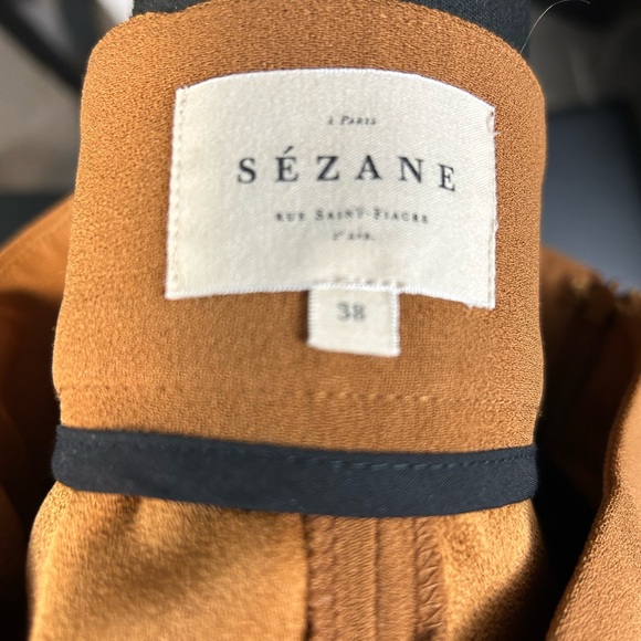 Sezane trousers tan EU 38 - Picture 4 of 7